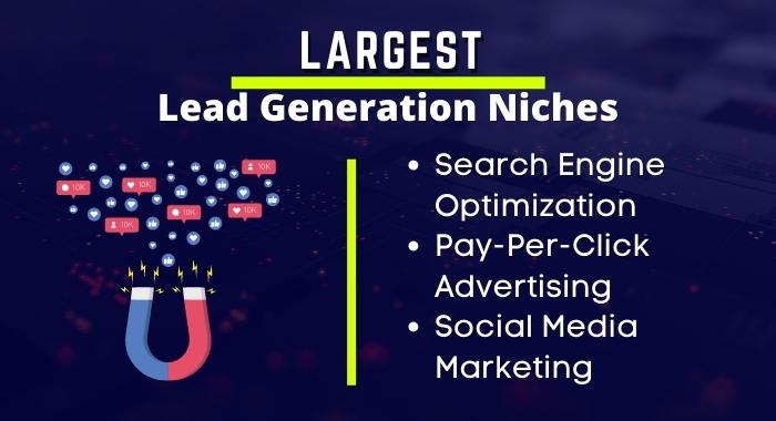 WHAT ARE THE LARGEST LEAD GENERATION NICHES