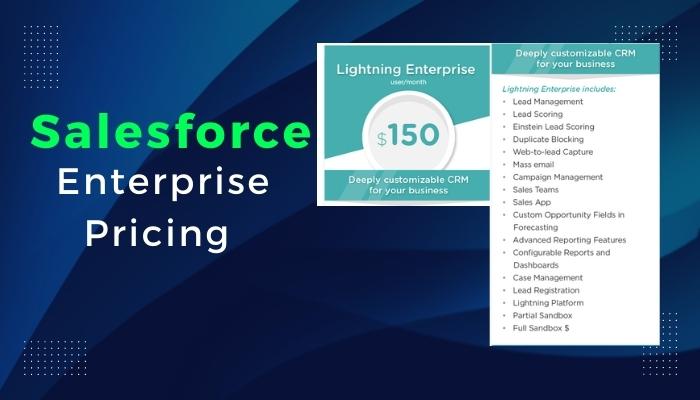 WHAT IS THE SALESFORCE ENTERPRISE PRICING