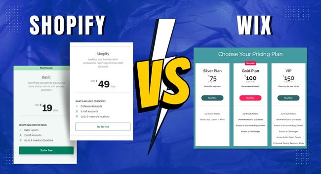 SHOPIFY VS WIX - WHICH ONE IS MORE EXPENSIVE
