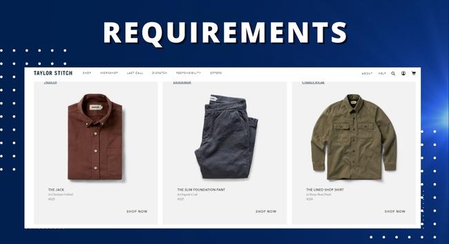 THE REQUIREMENTS TO SELL ON SHOPIFY 
