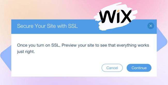 HOW TO ADD AN SSL CERTIFICATE ON WIX
