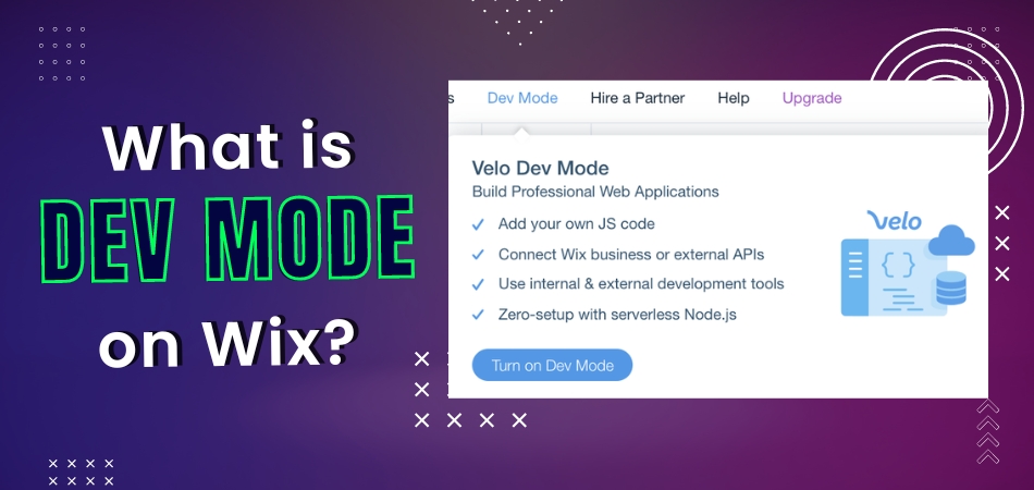 What is Dev Mode on Wix