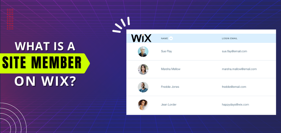 What is a Site Member on Wix